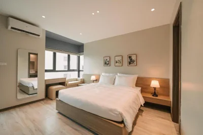 带阳台的单间公寓 — Quoc Hoa Residence & Coffee Ha Noi